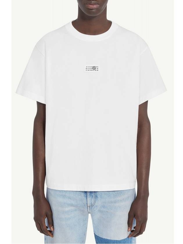 Logo Crew Neck Short Sleeve T-Shirt White - MAISON MARGIELA - BALAAN 7