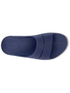 Original Elegant Slippers Navy Slide 1100NVY - OOFOS - BALAAN 4