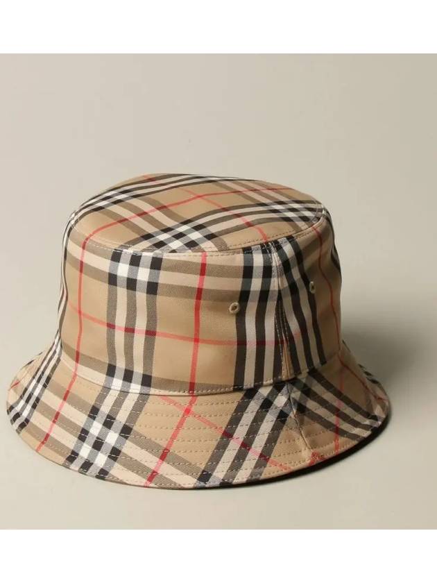 Vintage Check Technical Bucket Hat Beige - BURBERRY - BALAAN 2