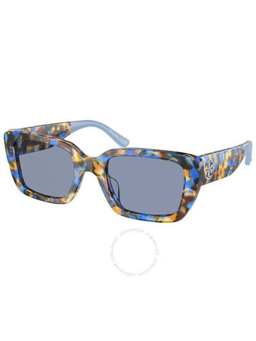 Tory Burch Blue Rectangular Ladies Sunglasses TY7190U 190580 51 - TORY BURCH - BALAAN 1