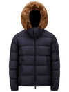 Mayaf Short Down Jacket Padded Dutch Blue - MONCLER - BALAAN 1