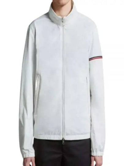 Ruinette Logo Patch Nylon Zip Up Jacket White - MONCLER - BALAAN 2