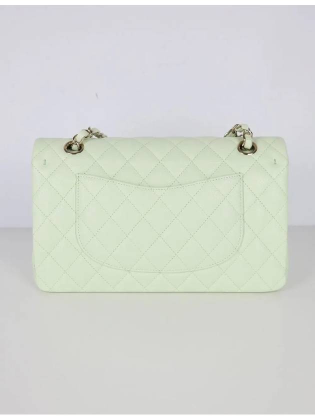 Classic Medium Mint Champagne Gold A01112 - CHANEL - BALAAN 3