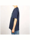 Racing Fox Short Sleeve T-Shirt Blue - MAISON KITSUNE - BALAAN 4