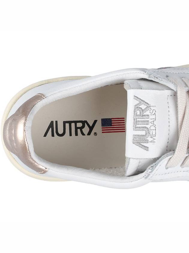 Medalist Goatskin Low Top Sneakers Gold White - AUTRY - BALAAN 9