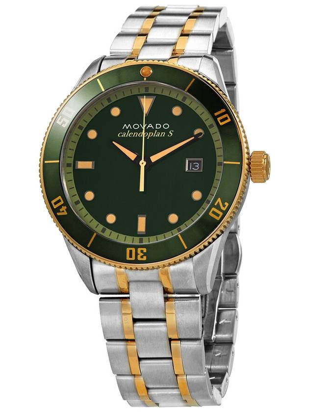 Movado Heritage Quartz Green Dial Men's Watch 3650096 - MOVADO - BALAAN 1