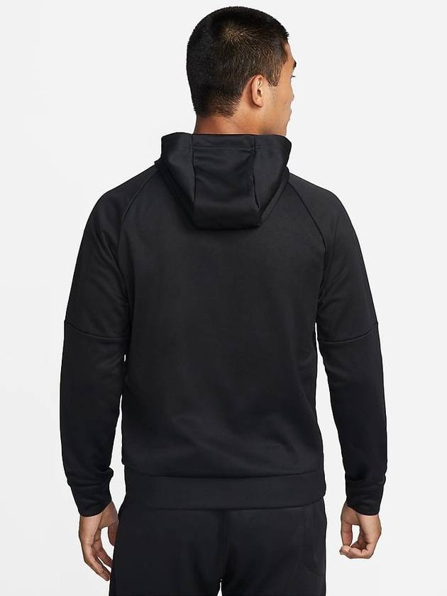 Men's Therma-Fit Pullover Fitness Hoodie Black - NIKE - BALAAN 7