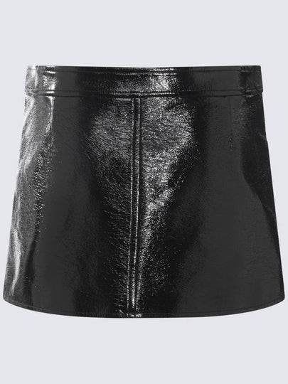 Courrèges Black Cotton Mini Skirt - COURREGES - BALAAN 2