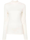 Rib Turtleneck Cream - LEMAIRE - BALAAN 2