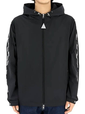 24 S S Men's MIRA Windbreaker Hooded Jacket Black 1A00047 54A91 999 - MONCLER - BALAAN 1