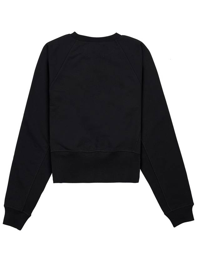 Logo Print Cotton Sweatshirt Black - VIVIENNE WESTWOOD - BALAAN 3