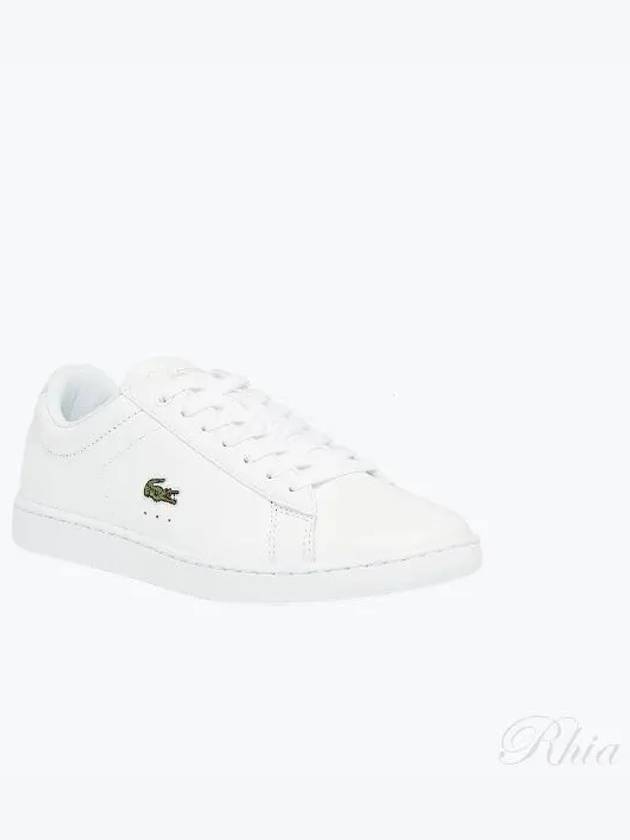 Carnaby Evo BL Leather Low Top Sneakers White - LACOSTE - BALAAN 2