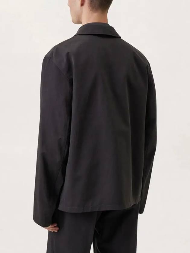 Workwear Boxy Fit Jacket Black - LEMAIRE - BALAAN 4