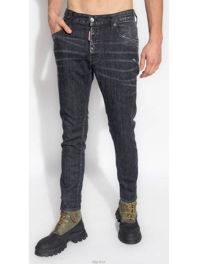 Distressed Denim Jeans Black - DSQUARED2 - BALAAN 2