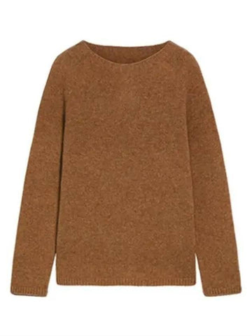 Georg Wool Cashmere Knit Top Camel - MAX MARA - BALAAN 1