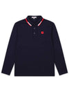 Golfwear Yokoeri Long Sleeve Shirt Navy - ONOFF - BALAAN 2