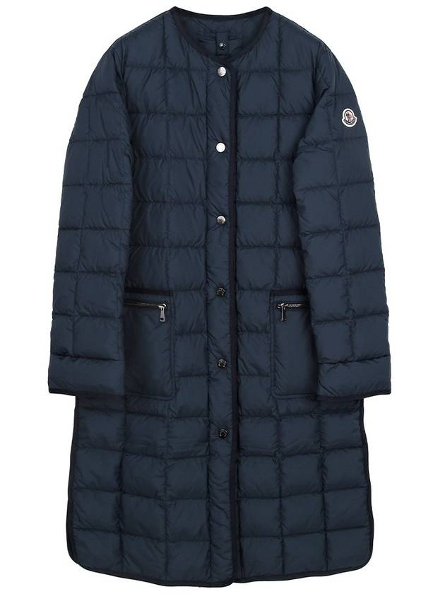 Paisan Long Down Padded Jacket Night Blue - MONCLER - BALAAN 2