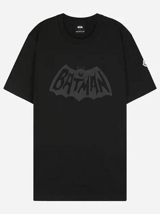 8C00041 89AHD 999 Men s Batman Print Short Sleeve T Shirt Black 1064821 - MONCLER - BALAAN 1