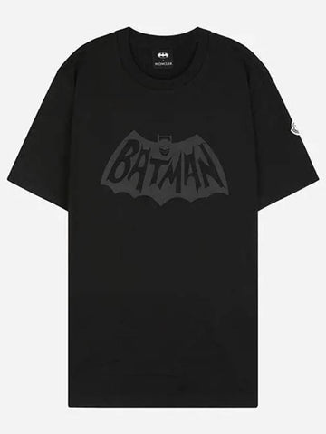 8C00041 89AHD 999 Men s Batman Print Short Sleeve T Shirt Black 1064809 - MONCLER - BALAAN 1