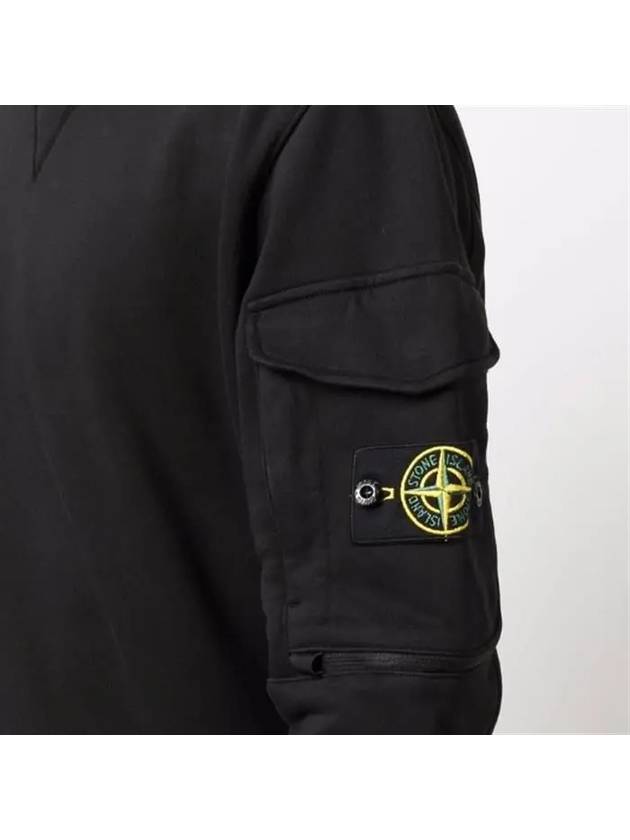 Waffen Patch Zipper Pocket Sweatshirt Navy - STONE ISLAND - BALAAN 5