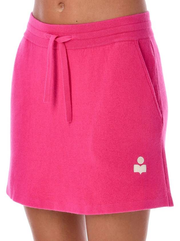 Amaline knit short H line skirt fuchsia - ISABEL MARANT ETOILE - BALAAN 4