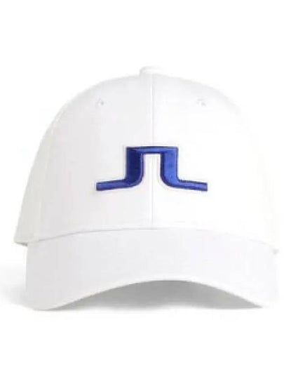 Anga Embroidered Logo Ball Cap White - J.LINDEBERG - BALAAN 2