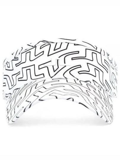 Samir Print Visor White Outline Bridge Swirl - J.LINDEBERG - BALAAN 2