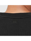 De Coeur Embroidery Sweatshirt Black - AMI - BALAAN 6