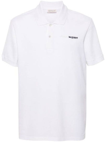 24FW Polo T-shirt 781998QXAAK 0965 White - ALEXANDER MCQUEEN - BALAAN 2