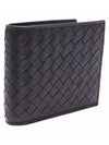 Intrecciato Weaving Half Wallet Espresso - BOTTEGA VENETA - BALAAN 4