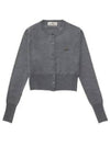 Bea Cropped Cardigan Grey - VIVIENNE WESTWOOD - BALAAN 2