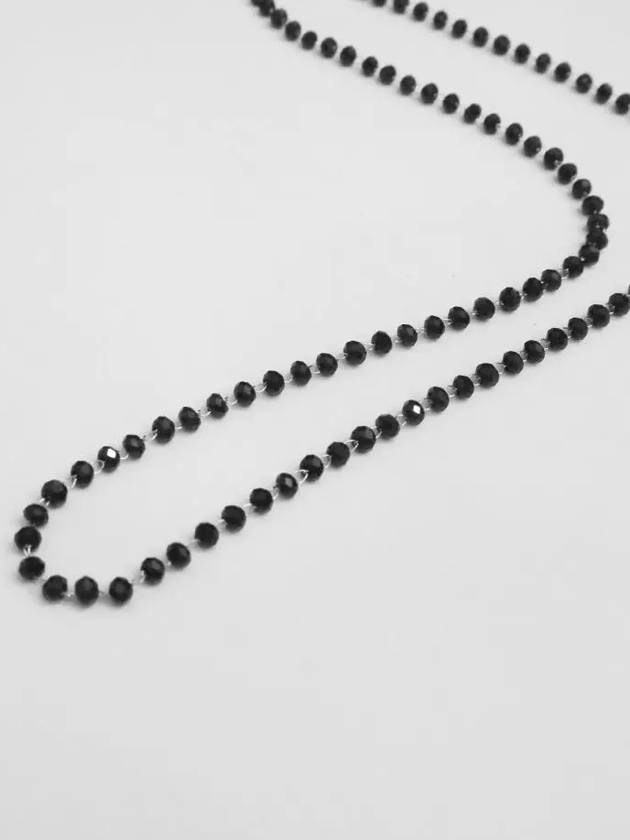 beads necklace black - BASSCLEF - BALAAN 5