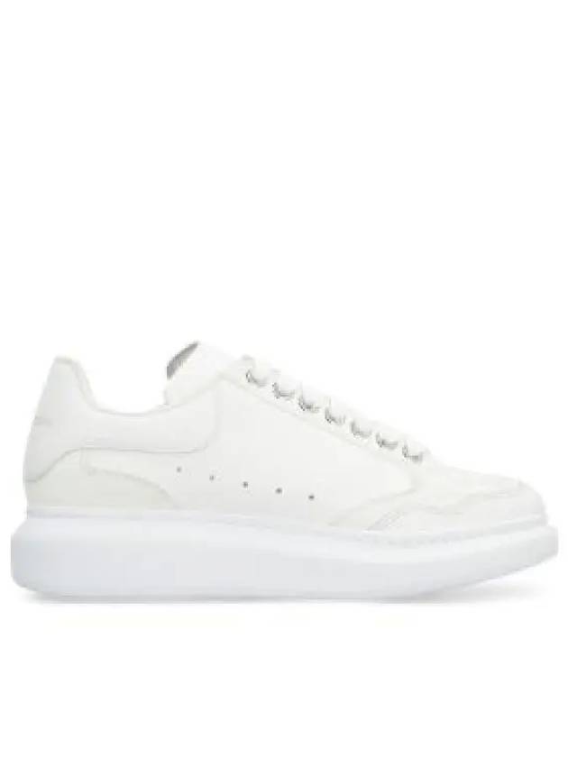 Larry Two Tone Suede Leather Low Top Sneakers White - ALEXANDER MCQUEEN - BALAAN 2