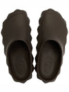 Roma Studded Turtle Rubber Clog Slippers Brown - VALENTINO - BALAAN.