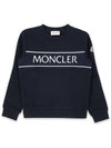 Kids Wappen Patch Logo Sweatshirt Navy 8G00016 899PS 778 12 14A - MONCLER - BALAAN 3