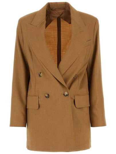 Mirko Blazer Wool Jacket Camel - MAX MARA - BALAAN 2