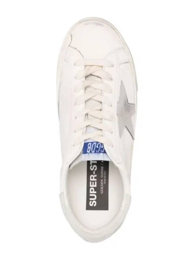 Super Star Suede Leather Low Top Sneaker White - GOLDEN GOOSE - BALAAN 3