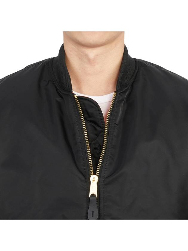 MA 1 Heritage Bomber Jacket Black - ALPHA INDUSTRIES - BALAAN 11