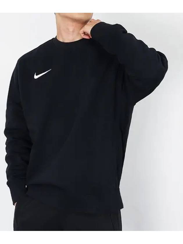 Park 20 Crew Fleece Sweatshirt Black - NIKE - BALAAN 2