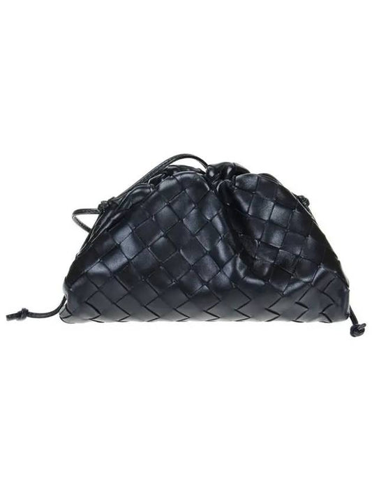 Intrecciato Mini Pouch Bag Black - BOTTEGA VENETA - BALAAN 2