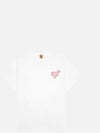 Unisex heart short sleeve t shirt white HM27TE013 WHT - HUMAN MADE - BALAAN 1