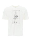 SN WHITE Printed T Shirt with 16CMTS287A 005431G 103 - CP COMPANY - BALAAN 1