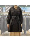 Meboula Logo Patch Double Coat Black - MONCLER - BALAAN 2