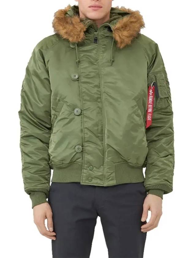 Alpha N 2B Short Waist Parka MJN30000C1 SAGE - ALPHA INDUSTRIES - BALAAN 2