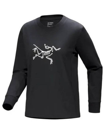 ARC TERYX Archiopteryx Logo T Shirt Women ATOFWX9428BLK ARCHAEOPTERYX LS W - ARC'TERYX - BALAAN 1