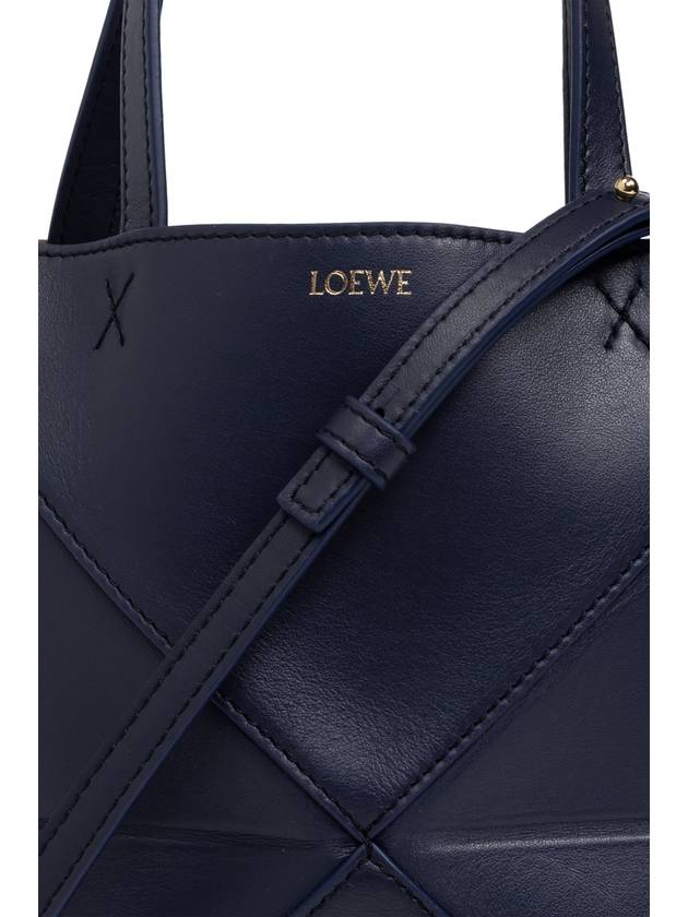 Loewe Puzzle Mini Shopper Bag, Women's, Navy Blue - LOEWE - BALAAN 6