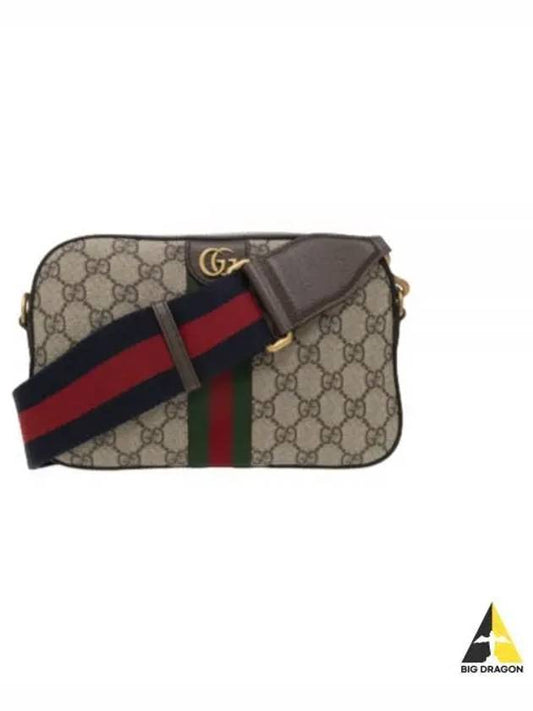 Ophidia GG Small Shoulder Bag Beige Ebony Supreme - GUCCI - BALAAN 2