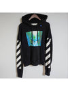 M Waterfall Arrow Hooded Sweatshirt OMBB037E19E30015 - OFF WHITE - BALAAN 1