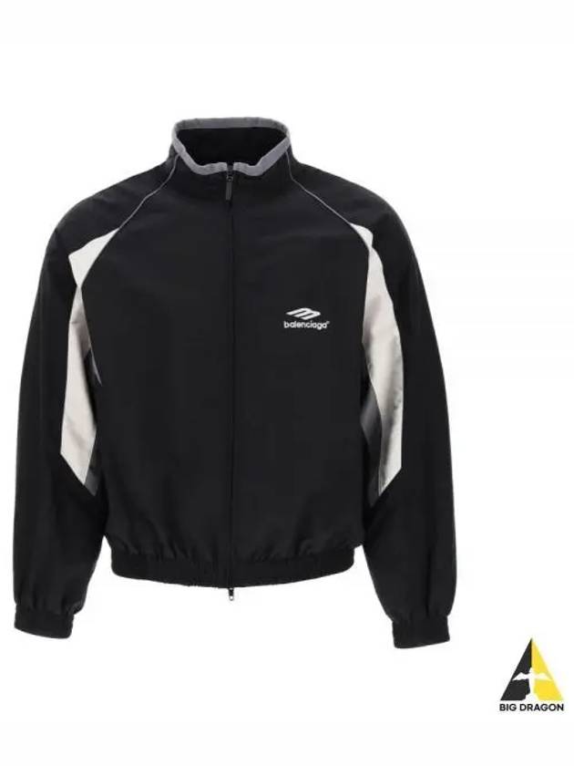 3B Sports Icon Regular Track Jacket Black - BALENCIAGA - BALAAN 2