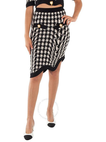 Moschino Houndstooth Skirt, Brand Size 42 (US Size 8) - MOSCHINO - BALAAN 1